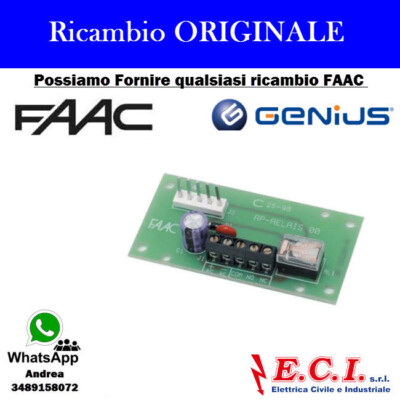 Faac Relay Interface Module 787725 For Radio Receiver Plug