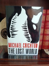 The Lost World Michael Crichton HCDJ 1st Trade Edition 1995 Very Good
