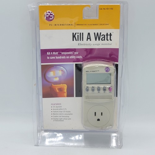 Kill A Watt P3 Power Electricity Usage Monitor Analyzer Meter P4400