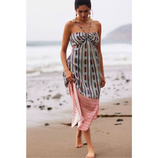 Anthropologie Bare Cut Out Maxi Dress NWT