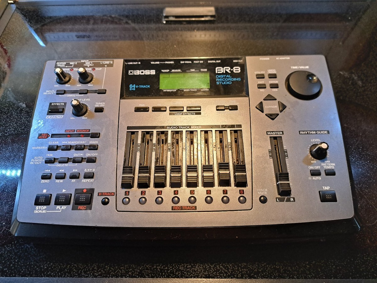 BOSS BR-8 マルチトラックレコーダー Boss BR-8 Digital Recording Studio MTR Multi Track Recorder Comes