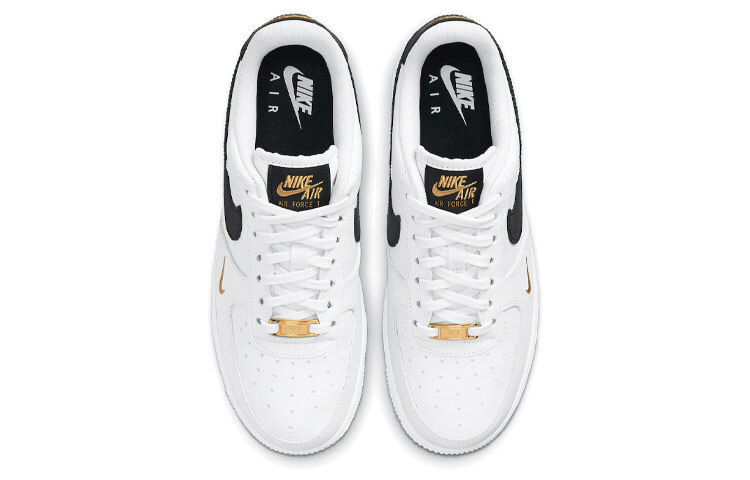 スニーカー Nike Air Force 1 Low '07 Essential White Black Gold (W) Size 6.5 - Nike Air Force 1 '07 Essential White Black W for