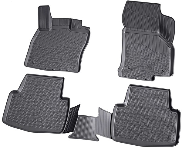 3D Gummi Fussmatten Passend FüR Skoda Octavia III | 5E | Ab 2012> | Passgenau-image