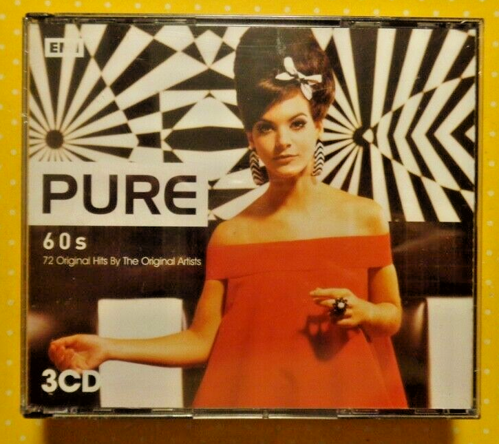 PURE 60s - 72 Original Hits By The Original Artists - BOX 3 CD, NUOVO SIGILLATO