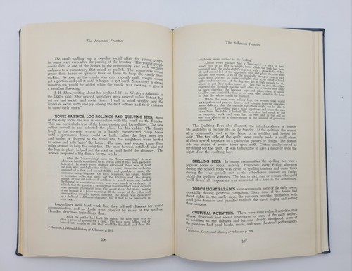 The Arkansas Frontier Boyd W Johnson Hardcover 1957 Ex-Library Arkansas History - Picture 12 of 13