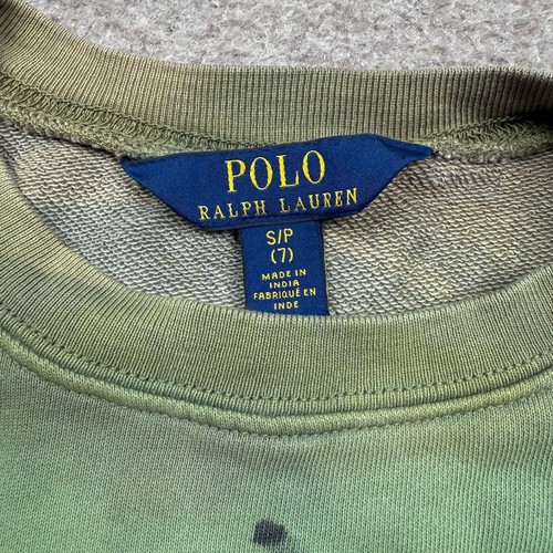 Polo Ralph Lauren Sweater Youth Small Multicolor Pullover Tie Dye Crew Neck KIDS - Picture 4 of 9