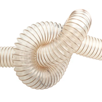 VALEKNA Absaugschlauch PU Flexschlauch Spiralschlauch Absauganlage Holz Späne Schlauch