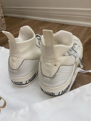 【サイズ限定特価】DIOR technical knit sneakers CHRISTIAN DIOR Technical Knit Calfskin Womens Walk'N'Dior