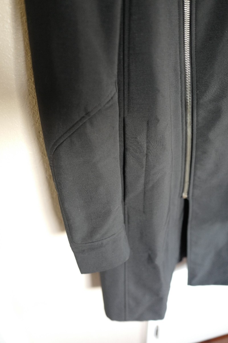Rare Rick Owens FW09 'Crust' Tubeway Long Coat Size XS Black Rare Rick Owens FW09 'Crust' Tubeway Long Coat Size XS Black