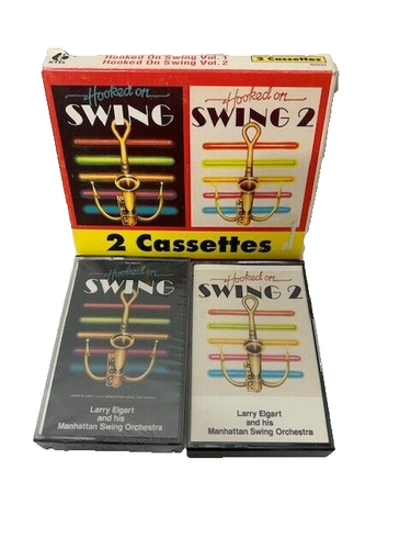 HOOKED ON SWING CASSETTES VOL 1 & 2 KTEL in Box - FREE shipping - Bild 1 von 3
