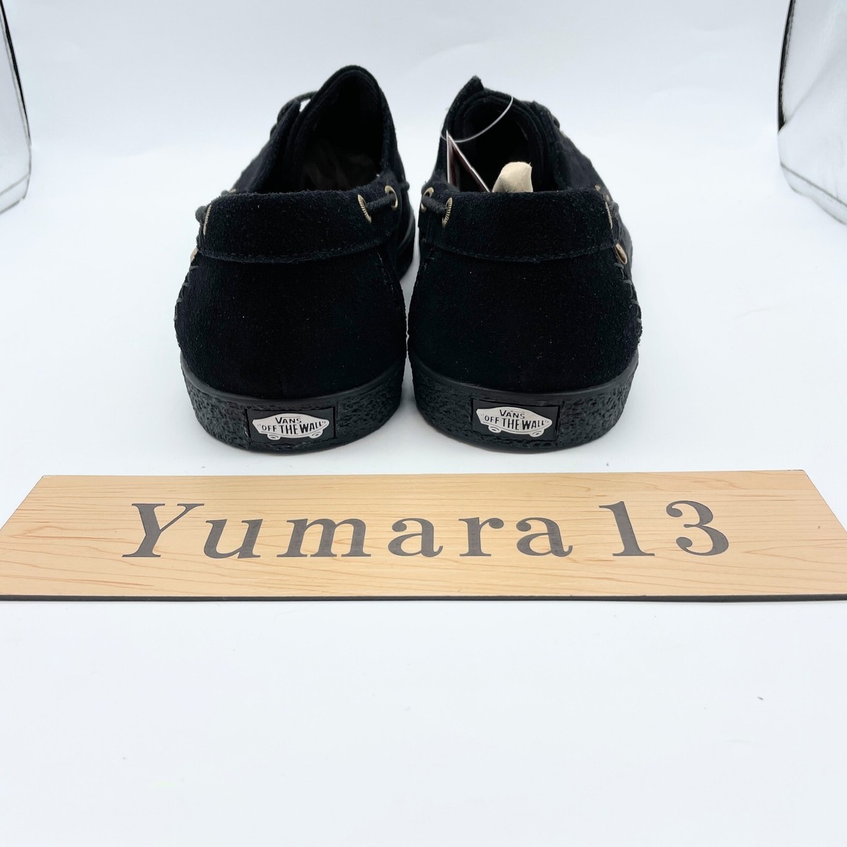 国内配送 VANS KOOKA BLACK/BLACK Vans Kooka Low Cut Natural Leather Black V3730 Men's Size | eBay