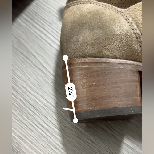 Donald J Pliner Willow halbhohe Wildlederstiefel taupe Größe 8,5 - Bild 8 von 8