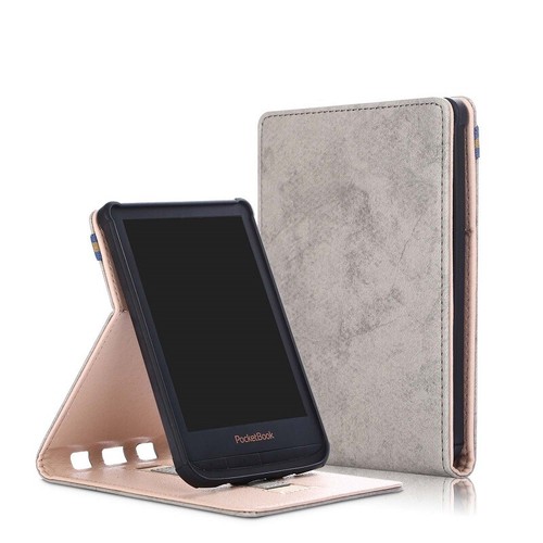 For Pocketbook 632 Aqua Tablet Case Stand Shockproof Flip Cover Leather 6'' - Picture 8 of 9