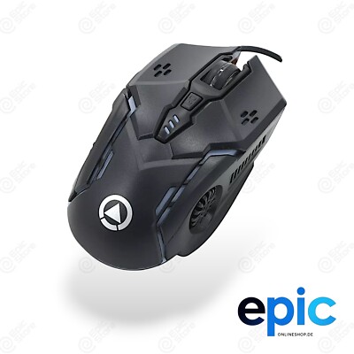 USB Gaming Maus 6 programmierbare Tasten 3500 DPI Kabelgebunden Gamer Mouse