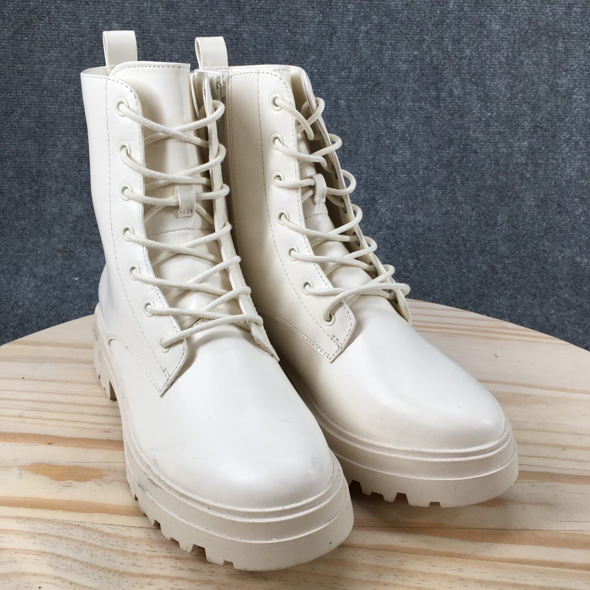 靴 36 andmary Sophy boa boots ivory ANDMARY Sophy boa boots ivory サイズ36 - メルカリ