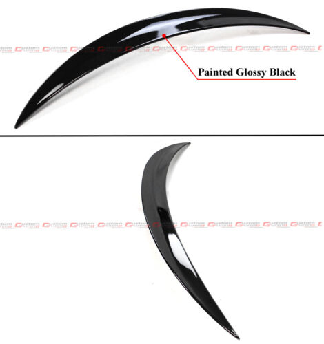 FOR 2007-2013 BMW E82 1 SERIES COUPE GLOSS BLACK PERFORMANCE STYLE TRUNK SPOILER - Picture 4 of 5