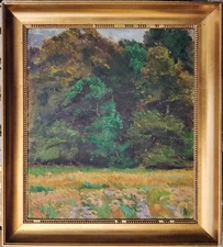 FOREST EDGE, original oil painting.