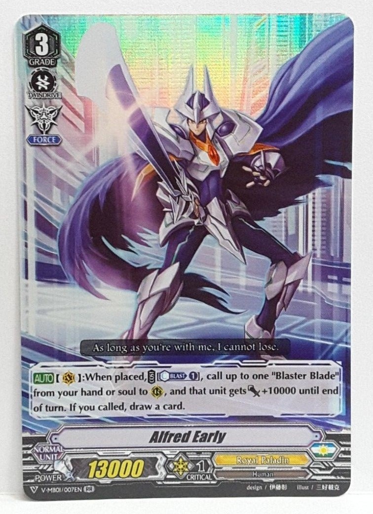 Bushiroad Cardfight!! Vanguard V Series Alfred Early V-MB01/007EN