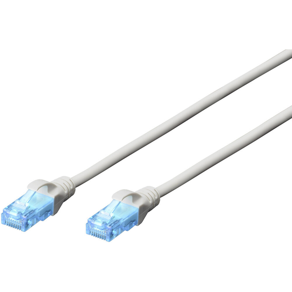 Сетевой кабель Digitus DK-1512-200 RJ45, Патчкабель CAT 5e U/UTP 20,00 м Grau ...