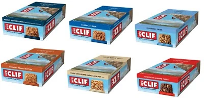 12x CLIF BAR Energieriegel 6 verschiedene Sorten frei wählbar 12x68g OVP 04.2026