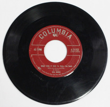 Columbia 4-21152 Neal Burris What Does It Take / For You Alone 45rpm Record VG