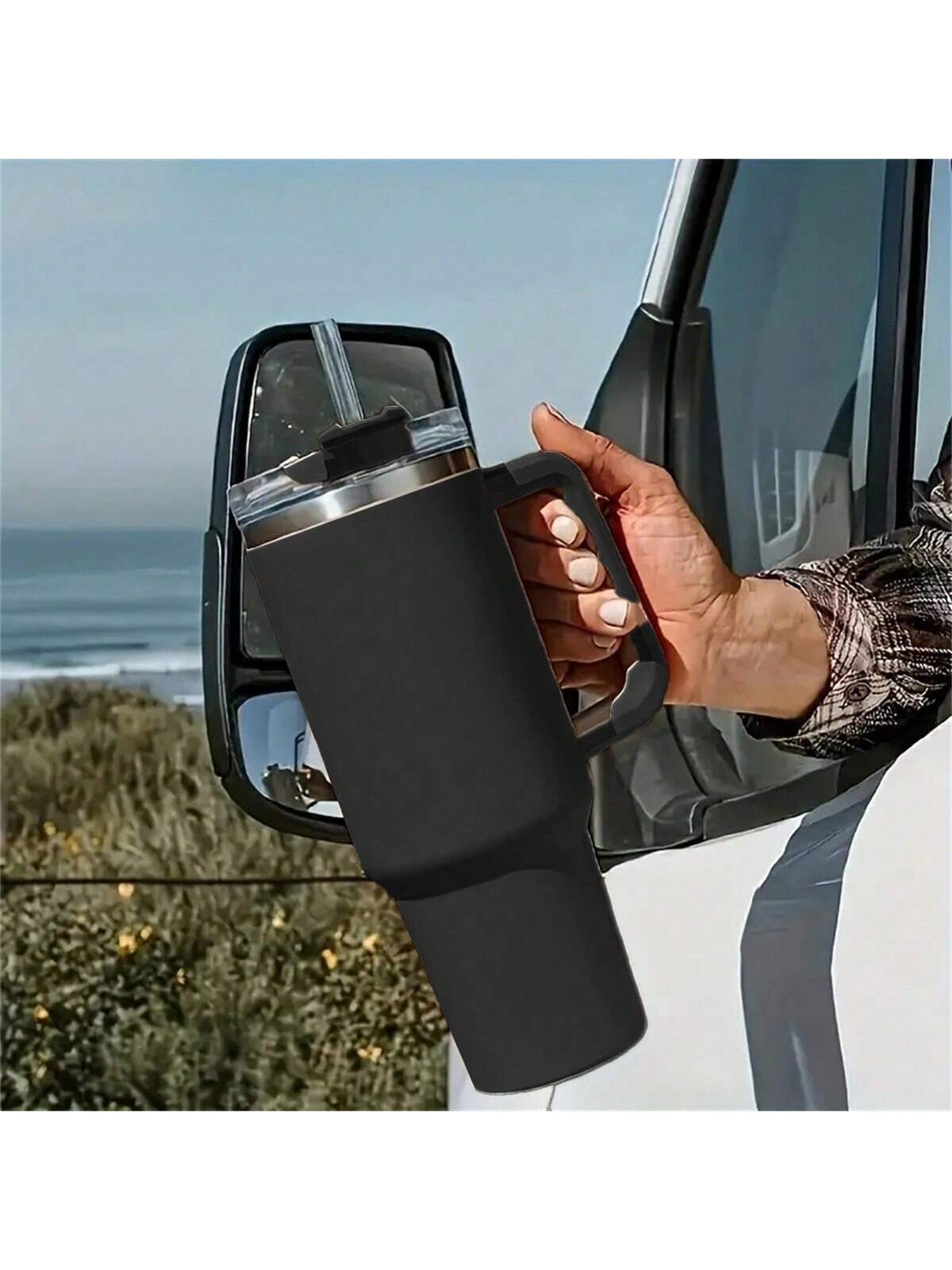 40 Oz Insulated Stainless Steel Mug Reusable Travel Cup for Iced