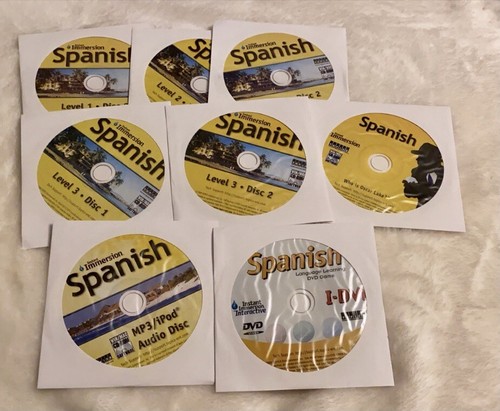 Instant Immersion Spanish Learning Disks Levels 1 2 3 Missing Level 1 Disk 1 - Picture 6 of 6