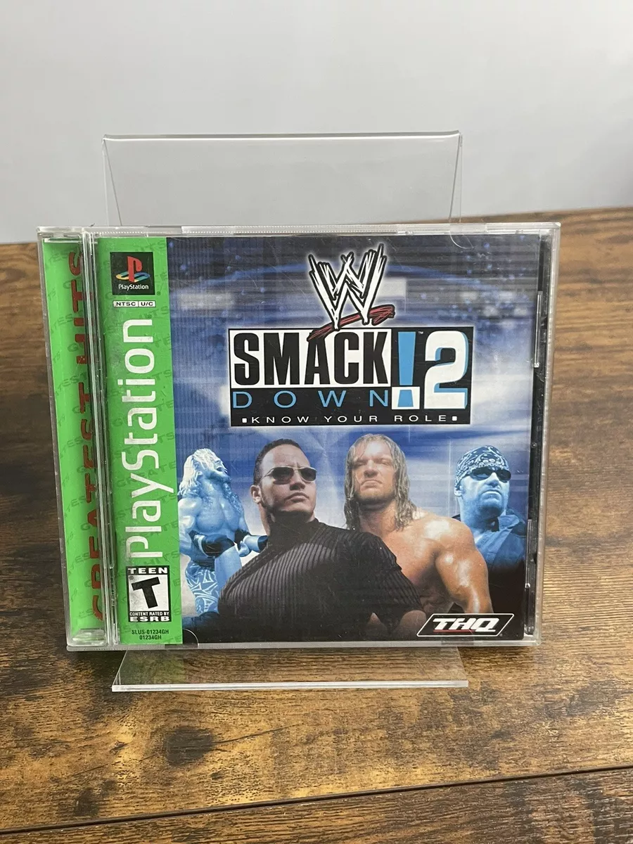 WWF SmackDown 2: Know Your Role (Sony PS1, 2000, Greatest Hits)