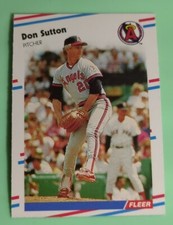 1988 Fleer - #505 Don Sutton - California Angels
