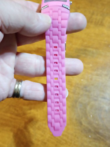Techno Sport ladies watch original band, runs W/new bat installed C - Picture 2 of 6