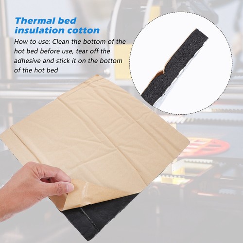 Hot Bed Thermal Insulation Cotton Heatsink Pad Sound Deadening Mat - Afbeelding 8 van 12