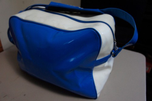 Vintage Mizuno World Win PVC Vtg Baseball Golf Gear Athletic Gym Bag Duffle - Picture 5 of 14