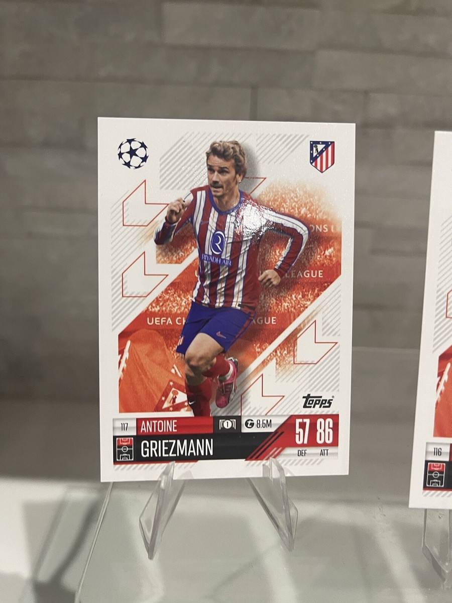 Atletico Madrid Match Attax 25 2024 2025 Complete Team Set & Badge