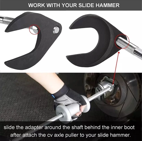 48mm Axle Removal Tool CV Joint Puller Slide Hammer Adapter Front Wheel Drive - Picture 16 of 18