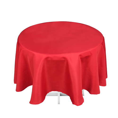 Red Table Cloth Polyester table skirt cover Tablecloth Christmas Tableware Party - Picture 22 of 24
