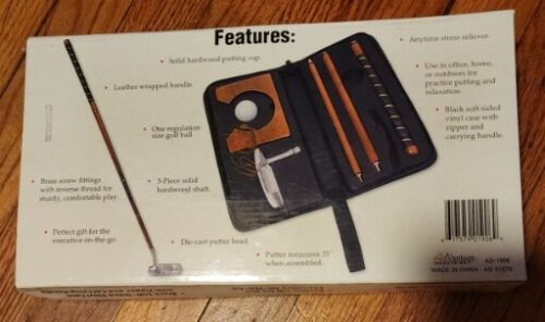 Executive Gulf Putter With Deluxe Padded Case - Picture 2 of 3