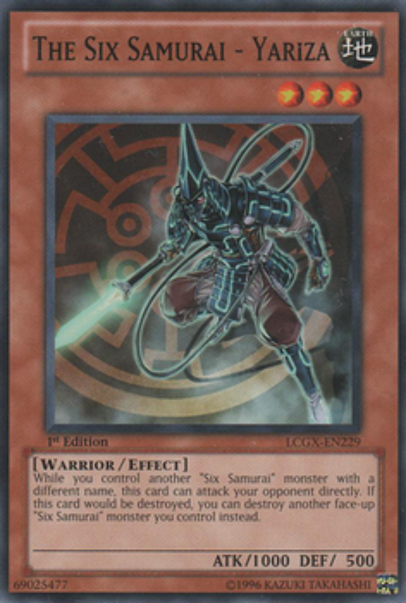 The Six Samurai - Yariza LCGX-EN229 Common X 1 MINT 1st Legendary