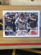 2023 Topps Series 1 1st Edition - League Leaders #289 Aaron Judge, Xander...