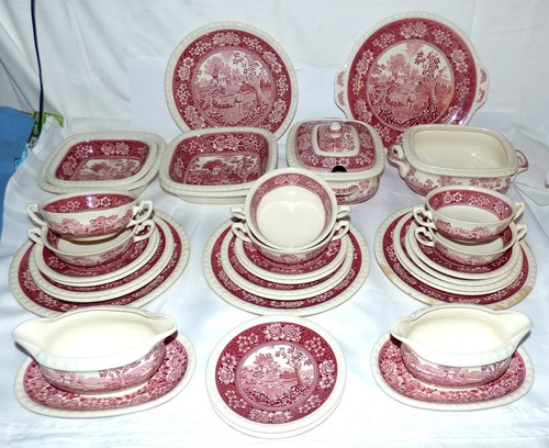 Villeroy & Boch Rusticana Rot Speiseservice 33 tlg. Terrine Suppentasse 20490 - Bild 1 von 12