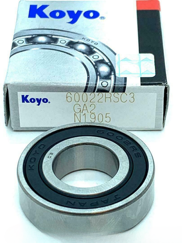 KOYO 6002 2RS DEEP GROOVE BALL BEARING, RUBBER SEALED 15x32x9 mm - Picture 3 of 3