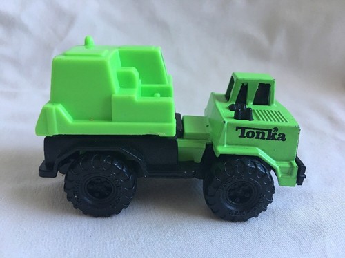 Camión de construcción Tonka Corp. 1994 verde ancho vehículo juguete - Imagen 1 de 10