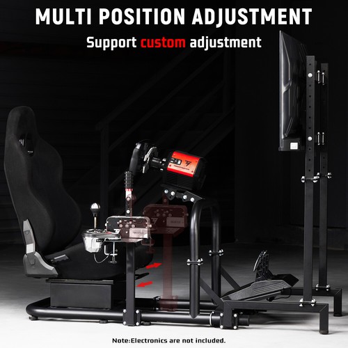 Dardoo Racing Sim Cockpit Ständer/Sitz/TV einstellbar Fit für Logitech G923 G29 - Bild 35 von 38