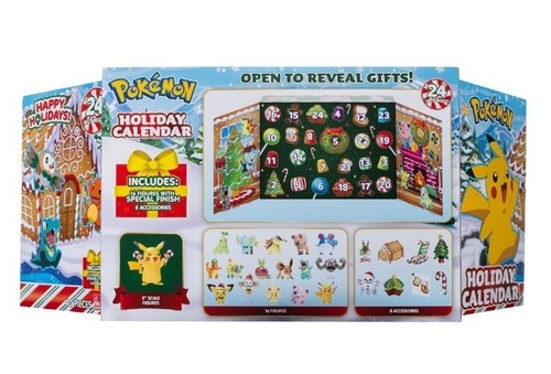 Pokemon Holiday Calendar-Features 24 2"-Inch Battle Figures - BRAND NEW! - Picture 7 of 12