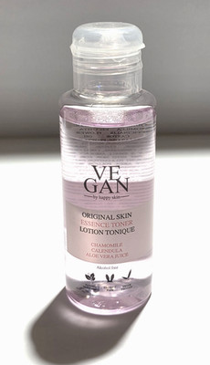 Vegan by Happy Skin Original Skin Essence Toner Lotion Tonique 100 mL/3.38 Fl Oz
