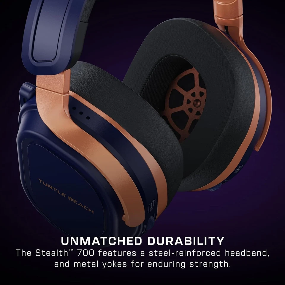 Auriculares inalámbricos multiplataforma Turtle Beach Stealth 700 Gen 3 para juegos - Cobalto Foto 4 de 4