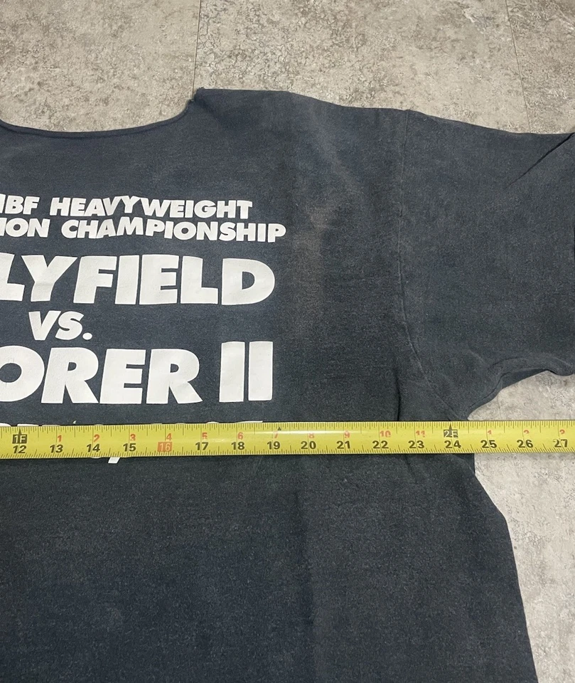 Camiseta Holyfield Vs Moorer 2 1997 AMB/IBF Campeón de la Unificación Peso Pesado 🔥 Mirage Foto 4 de 4