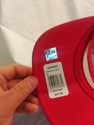 Team USA Fanatics Men’s Logo Solid Structured Adjustable Snapback Hat Red New - Picture 6 of 10