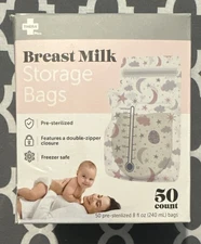 Thera Plus Breast Milk Storage Bags - 50 Count, 8 fl oz