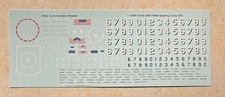 1/350 ISW 2003FR - USN Hull Number Decals for the FRAM Class ships (Universal)