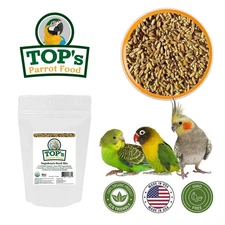 TOP's Napoleon's Seed Mix for Small Parrots, Non-GMO, Soy Free, Corn Free, 1 lb